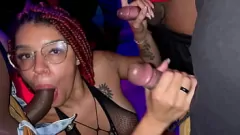Play Lesbian Orgy with Black and Latina Pornstars
