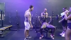 Play Lesbian Pornstars Fuck Interracial in Amateur Gym Orgy