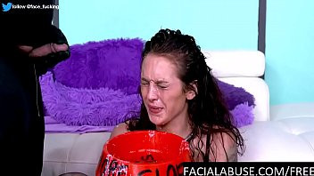 Play Italian slut hates face fucking and piss