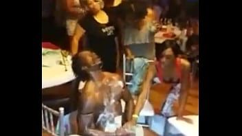 Play Public Shower W/ Milf And Stripper