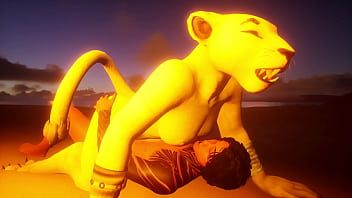 Play Wildlife sandbox - Island Rendezvous with Sunset Pussy - Anal with big Balls Slapping her Clit