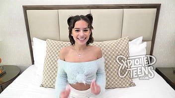 Play She just turned 18 and she is making her first porn video